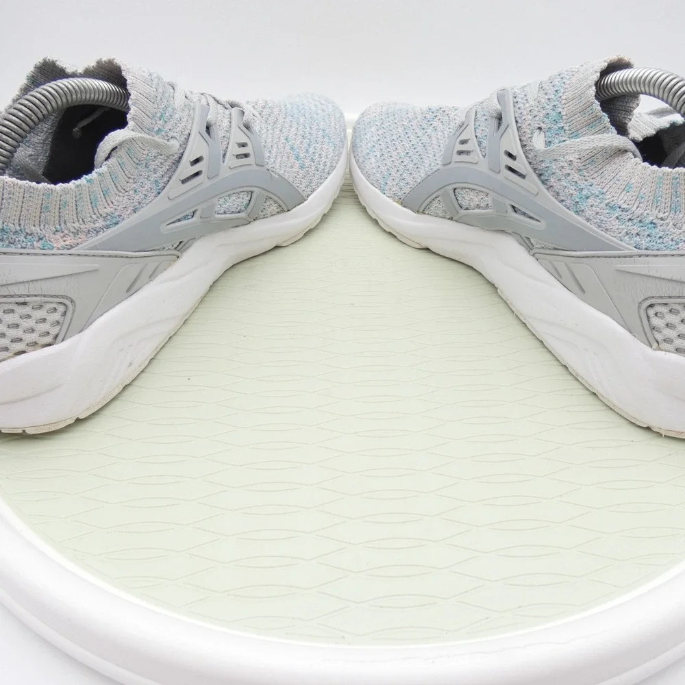 Asics Gel-Kayano Trainer Knit HN7M4 Mens 11 Running Shoes Glacier Gray Sneakers
